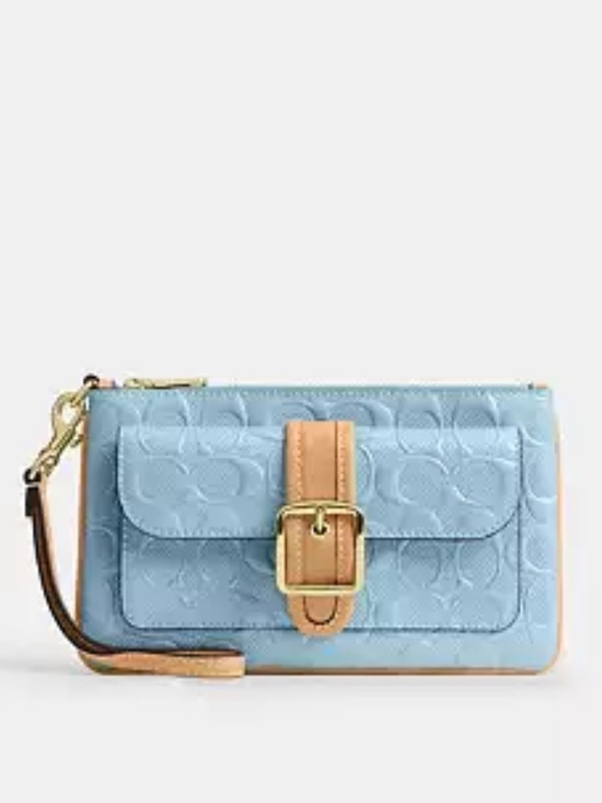 Coach Handbags - Coach Ashton Wristlet In Signature Leather NWT